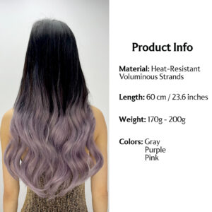 Curly - Balayage Ombre Gray