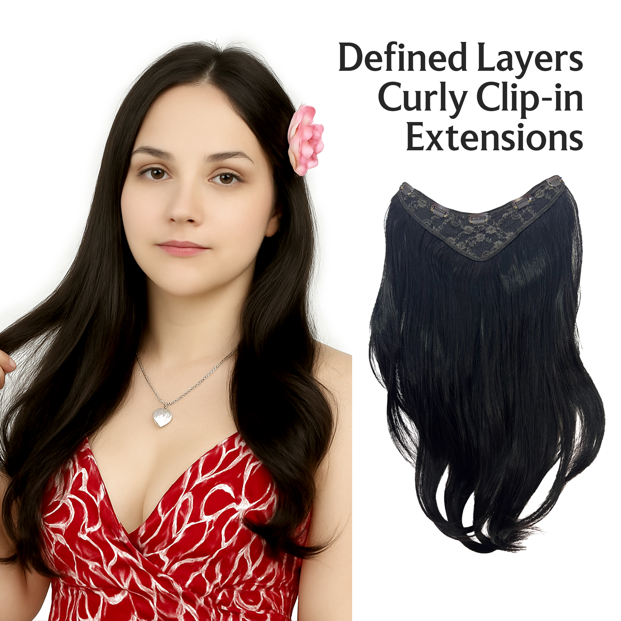 Hair Extension Curly - Defined Layers