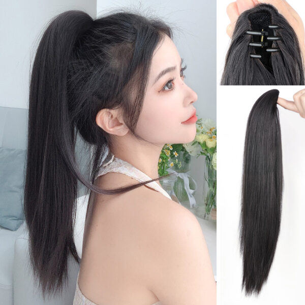 Ponytail Extension Straight - Solid Color - Image 5