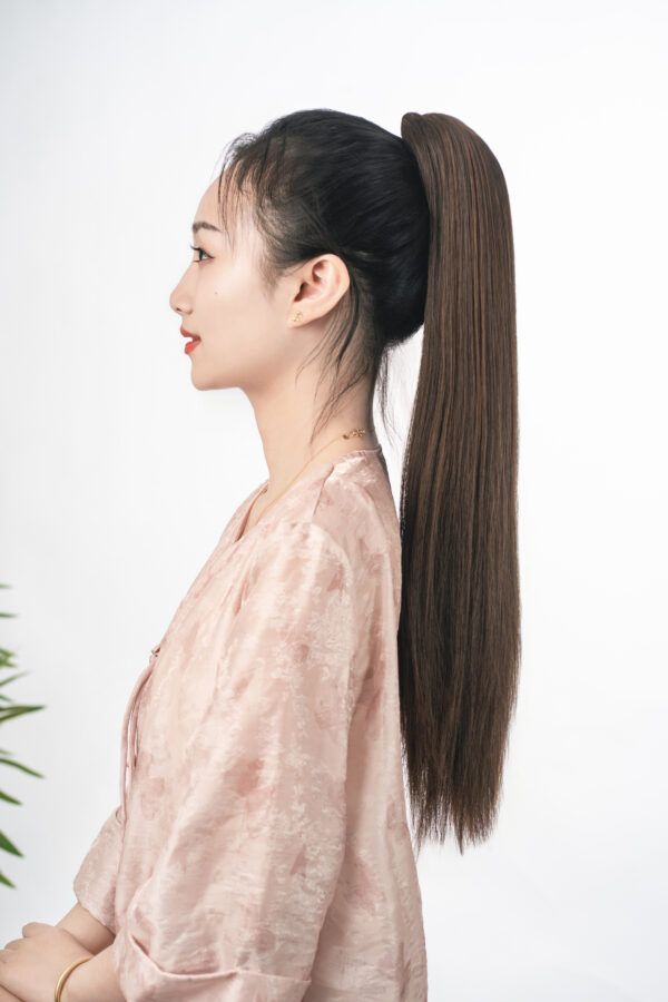 Ponytail Extension Straight - Solid Color - Image 3